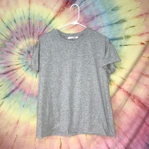 oversized heather gray t-shirt